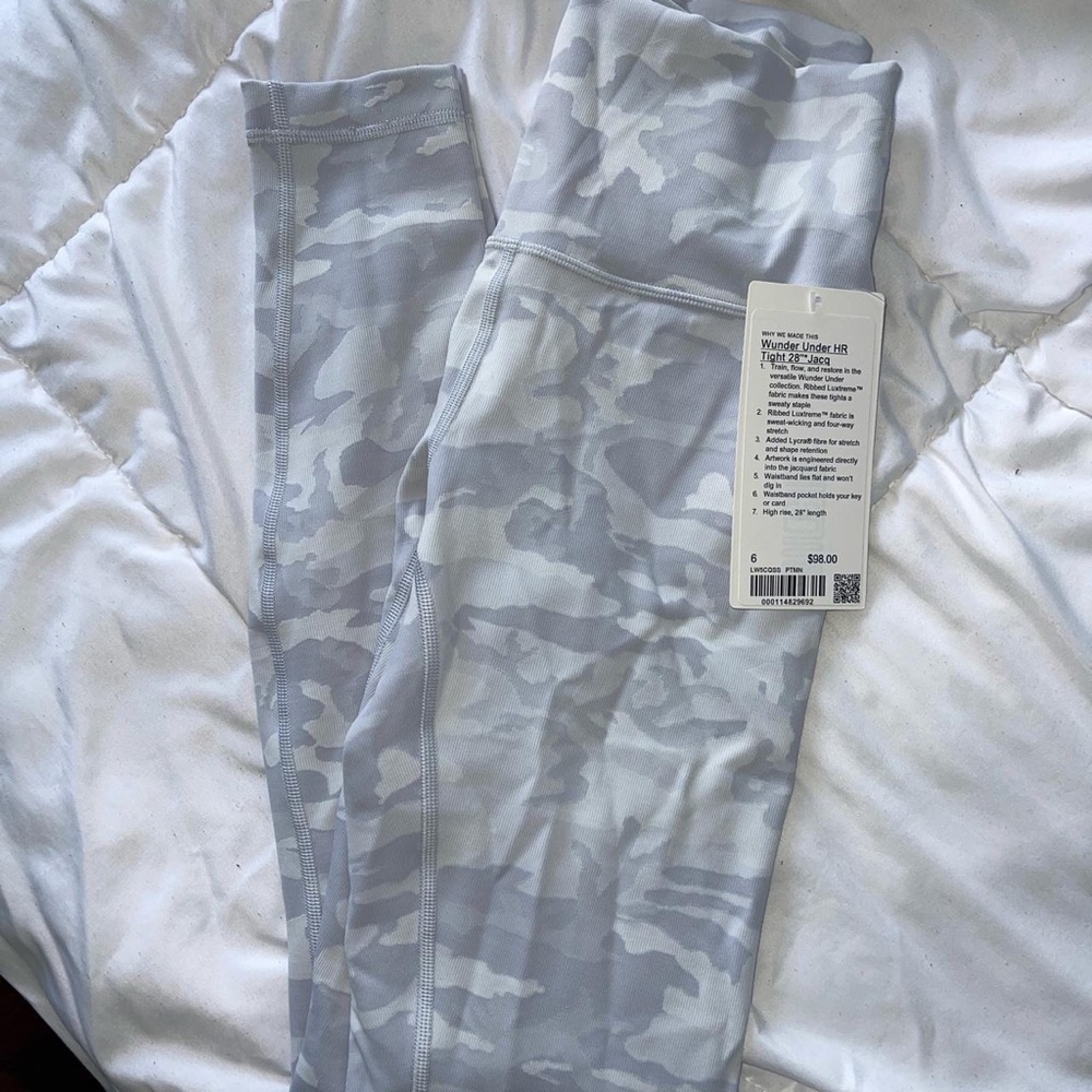 Lululemon white camo leggings